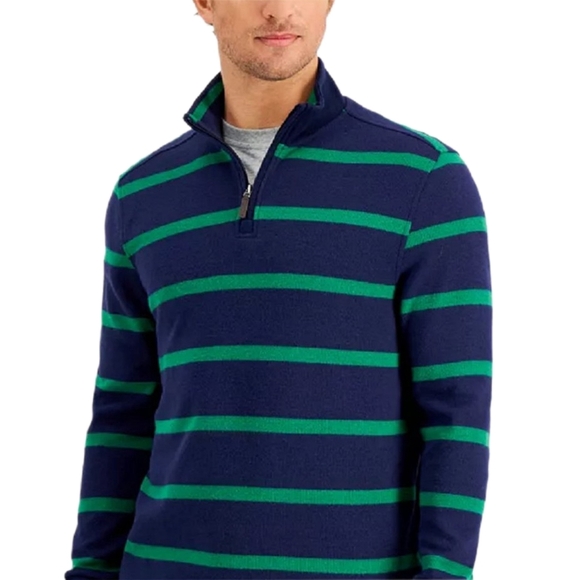 Club Room's Pop Striped Pullover, Size XXL - Picture 2 of 4